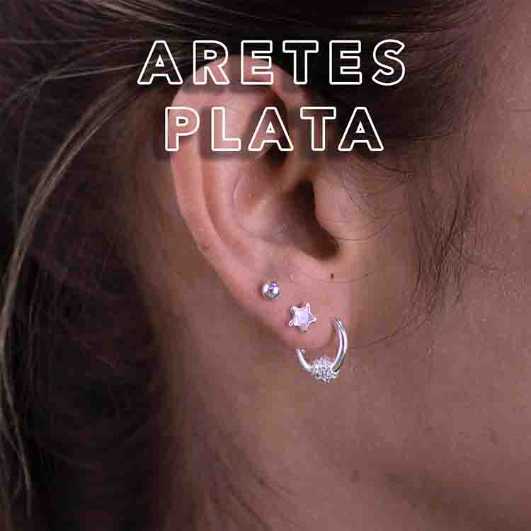 Aretes Plata