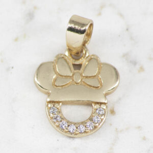 DIJE MINNIE MITAD CIRCONES