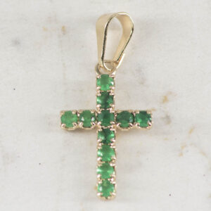 DIJE CRUZ ESMERALDA MEDIANA