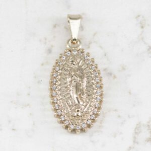 DIJE GUADALUPE BORDE CIRCONES CHISPAS