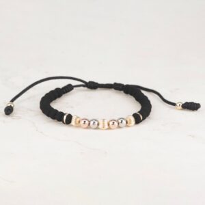 PULSERA TEJIDA 3 OROS X FRANCES N6
