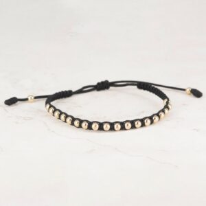 PULSERA TEJIDA 4MM 18B CUBIERTO