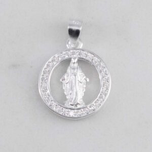 DIJE MILAGROSA CIRCULO CIRCONES