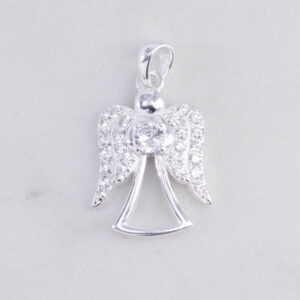 DIJE ANGEL CIRCONES Y CRISTAL