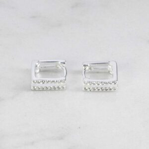 CANDONGA CUADRADA CIRCONES 2 LINEAS 10MM