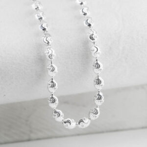 CADENA BARRIL DIAMANTADO CRUZADO 4MM-55CM