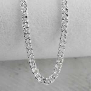 CADENA CUBANA DIAMANTADA 3.5MM-50CM