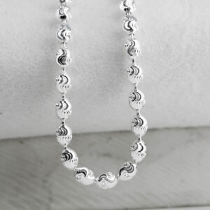 CADENA BARRIL DIAMANTADO CRUZADO 4MM-60CM