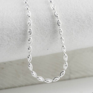 CADENA BARRIL DIAMANTADO 2MM-60CM