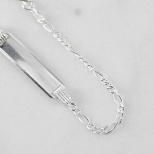 PULSERA PLACA 3X1 2MM-16CM