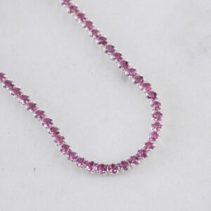 PULSERA TENNIS ROSADA 1.9MM-16CM